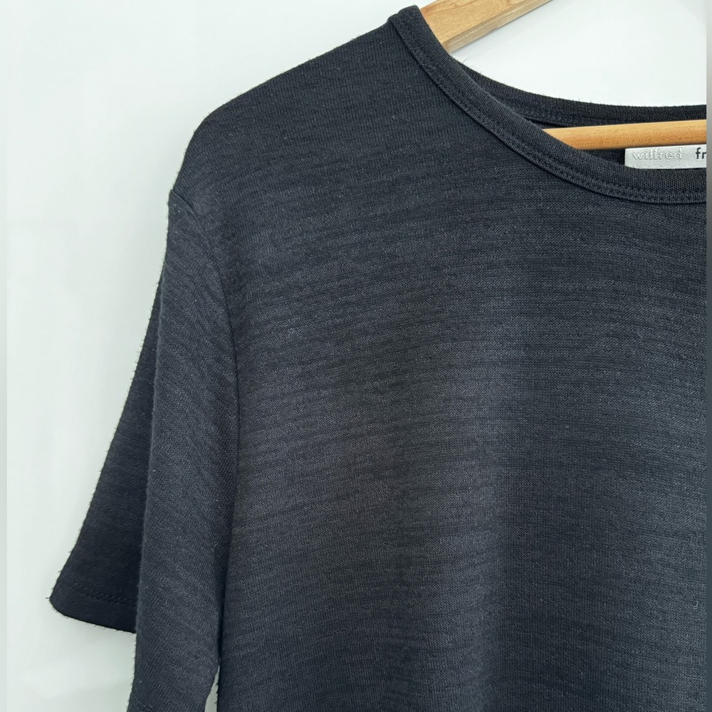 Wilfred Free Reposa Knit T-Shirt Dress - Black, Medium